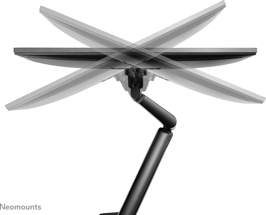 Krah monitori Neomounts, Clamp/Grommet, 9 kg, 43.2 cm (17"), 81.3 cm (32"), 100 x 100 mm, e zezë