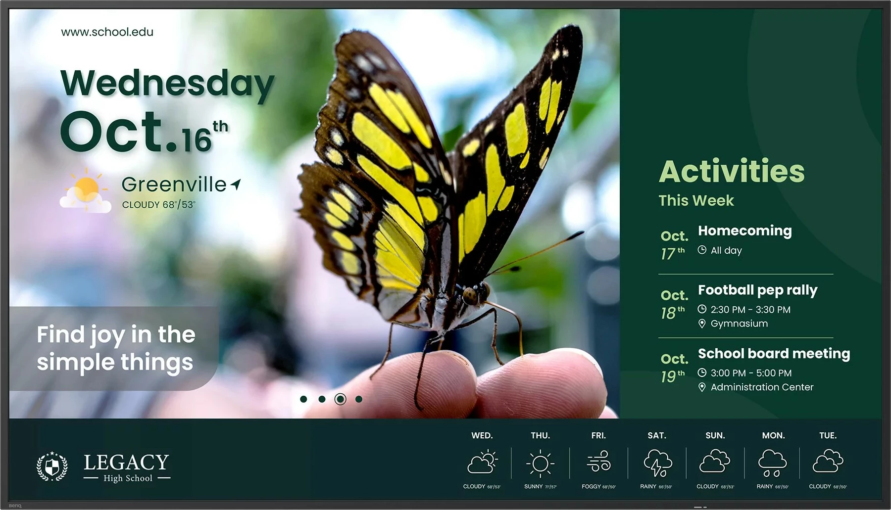 Ekran i madh BenQ ST5504, 55 inç, UHD, Android 14, 2xHDMI, 350 nits
