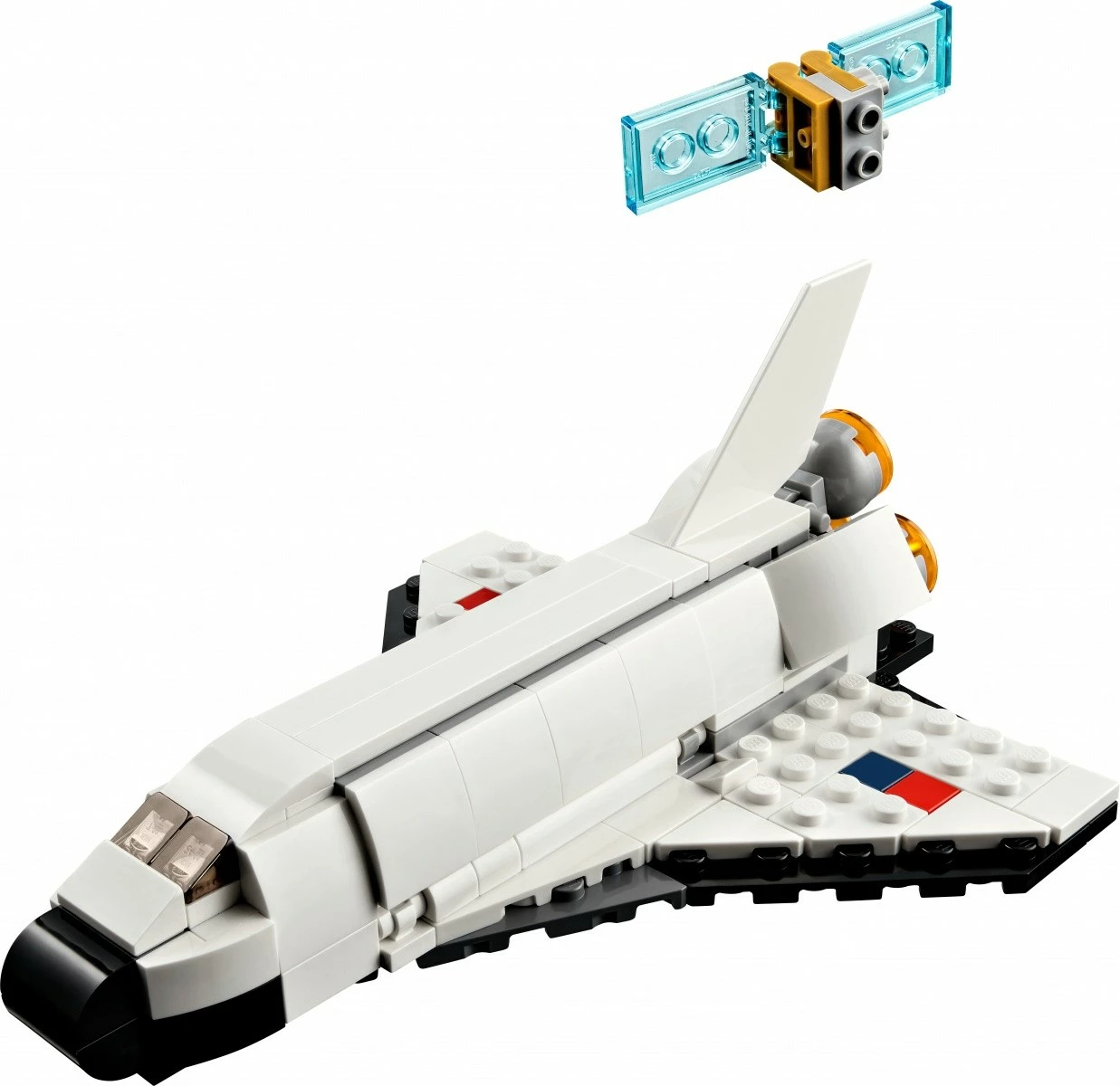 Set LEGO Creator Space Shuttle 31134, 144 pjesë, për fëmijë, Bardhë