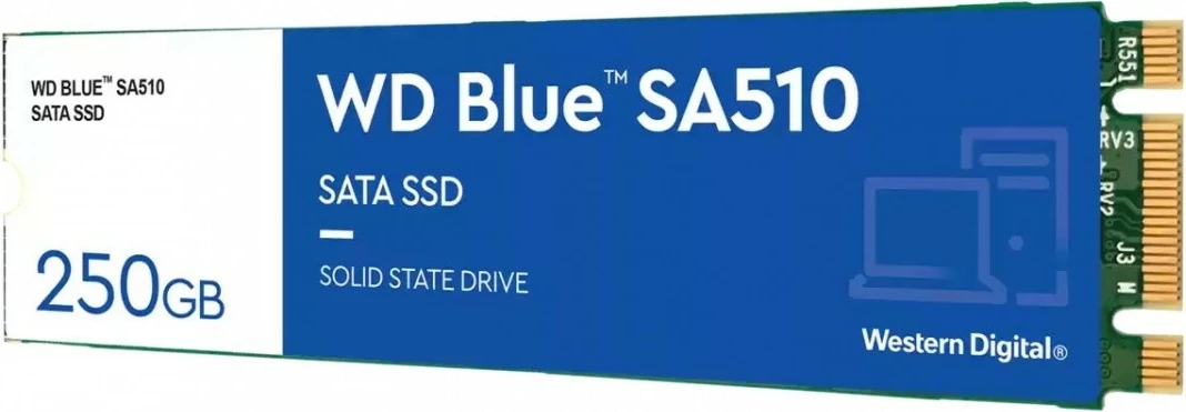 SSD Western Digital Blue SA510, 250GB, M.2 2280, SATA III