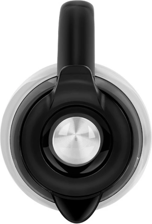 Zierëse uji elektrike Lafe Essential XL LAFCZA47573 2L 2200W xhami tregues niveli me ndriçim filtër sedimenti bazë rrotulluese, e zezë/transparente