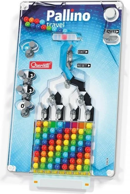 Mozaikë Quercetti Pallino Coding Travel Version, shumëngjyrësh, për fëmijë