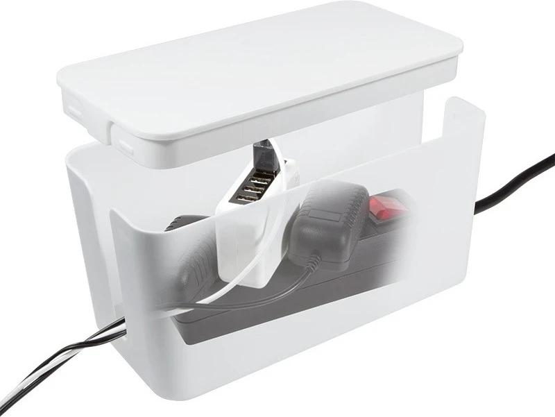 Kutia për Organizimin e Kabllave Logilink, ngjyrë e bardhë