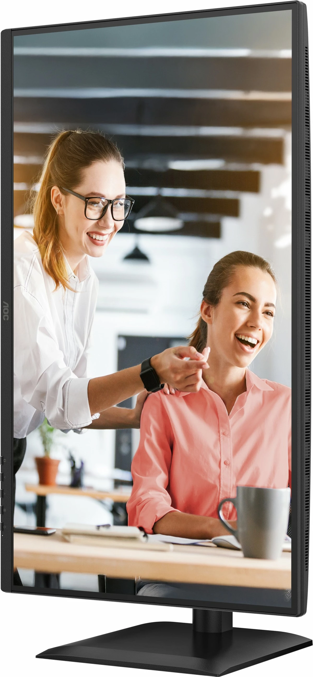 Monitor AOC Q27E4CV 27 inç, HDMI+DP+USB-C, e zezë