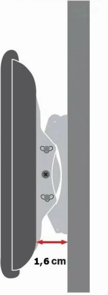 Mbajtëse muri për TV Techly 022649, për LCD/LED 42-80 inç, Slim, e zezë