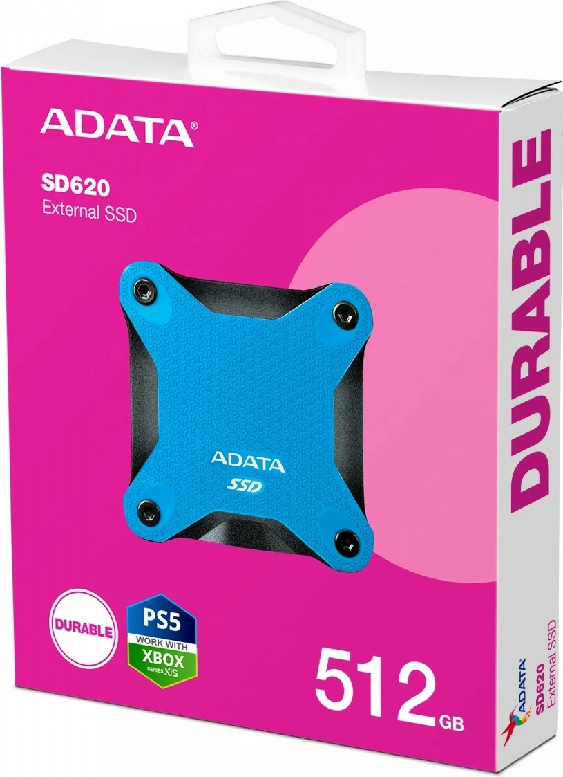 SSD i jashtëm Adata SD620, 512 GB, USB 3.2, Blu