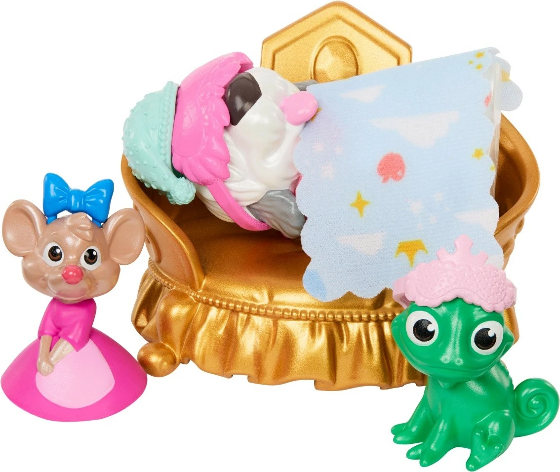 Shtëpi lodër Disney Princess Animal Palace me 3 figurina kafshësh, Mattel JBF96, shumëngjyrëshe