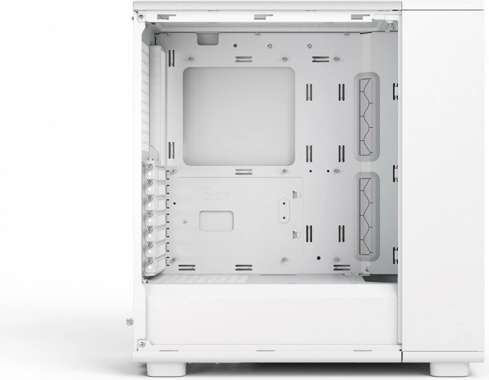 Kasë Fractal Design Epoch White TG RGB Clear Tint, Midi Tower, ATX, e bardhë