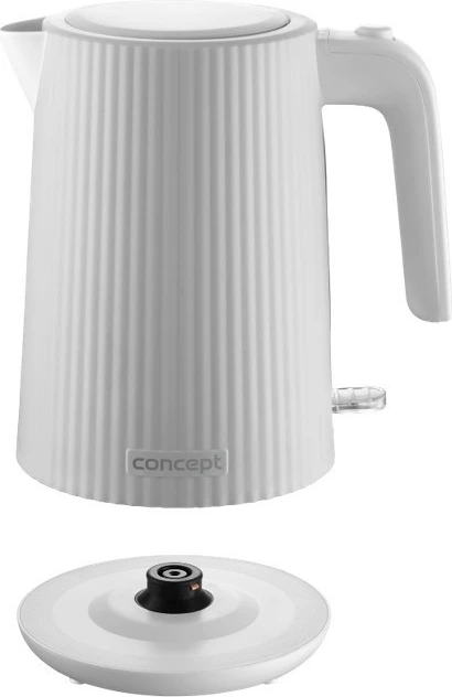 çajnik elektrik, Concept, RK2390, 1.7 L, 2200 W, plastikë, i bardhë