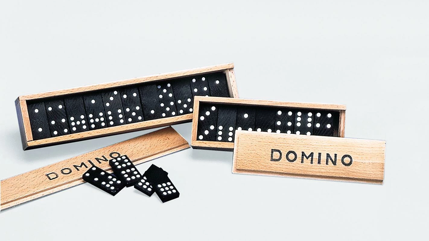 Domino GOKI 55 copë në kuti druri