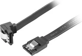 Kabllo Lanberg Cable SATA DATA III, 90", zezë