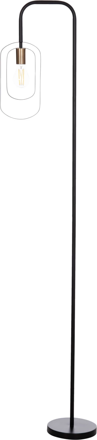 Llambë dyshemeje BIUT, metal i zi, FH7434.11, 29x169cm