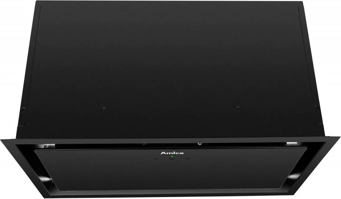 Aspirator i integrum Amica OMC6751B, 60 cm, kontroll me gjeste dhe telekomandë, LED, i zi