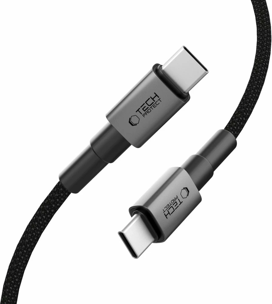 Kabllo USB-C Tech-Protect UltraBoost DNA, 50cm, 60W, Gri