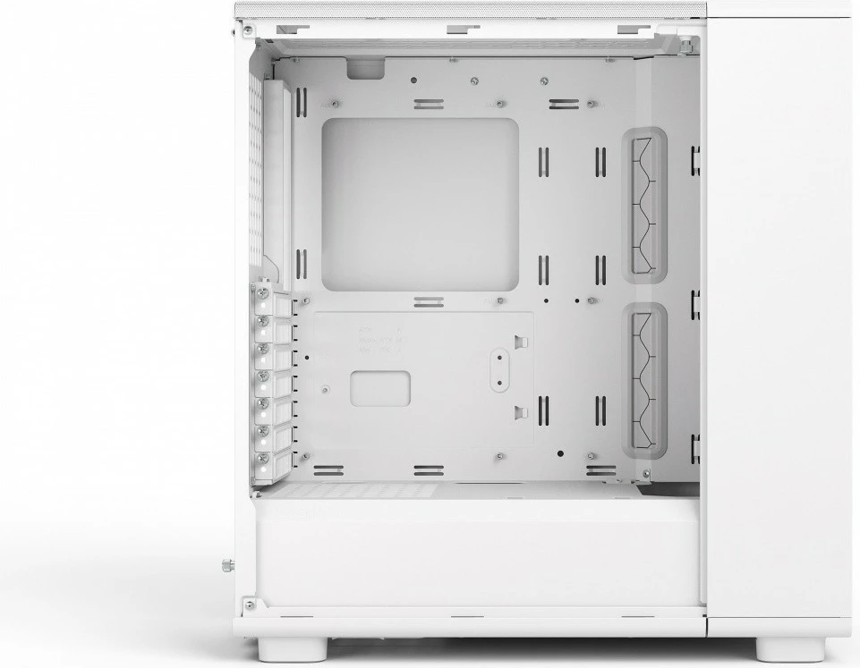 Kasë Fractal Design Epoch White TG Clear Tint, Midi Tower, ATX, e bardhë