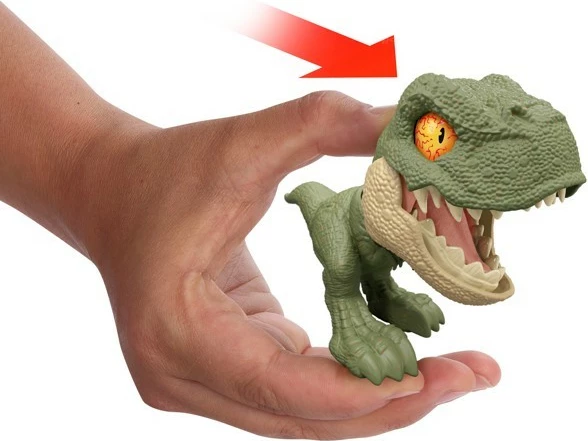 Figurinë aksioni Jurassic World Mattel Mighty Little Biters JFC86/JFC87, 7 cm, e gjelbër