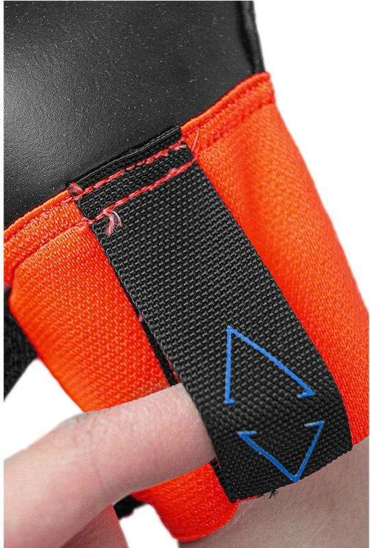 Doreza për portier Reusch, për meshkuj, të zezë me portokalli