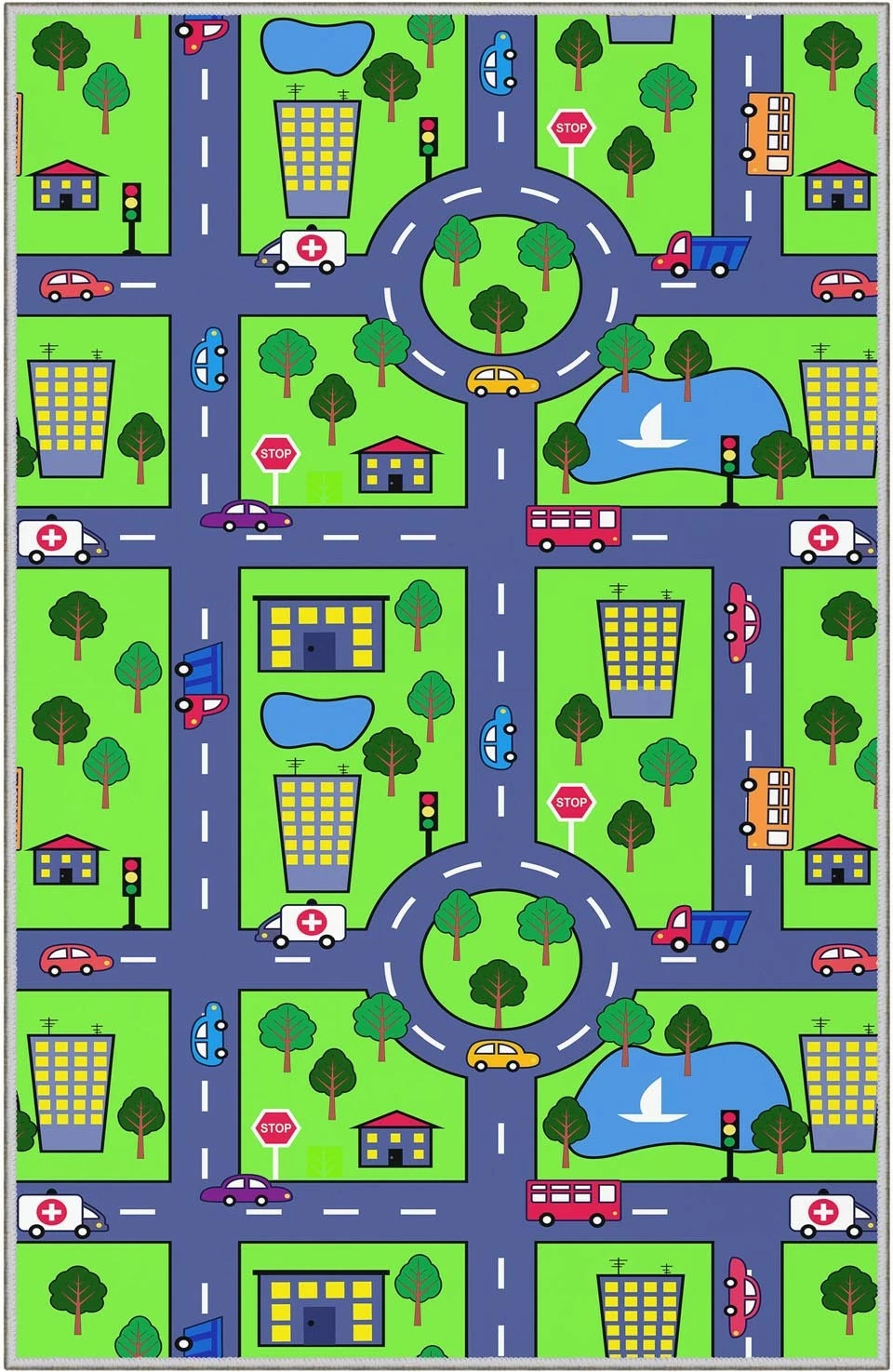 Qilim për fëmijë, shumëngjyrësh, 60x100cm, Conceptum Hypnose, HMNT458