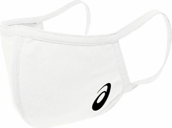 Mbrojtëse fytyre për sport Asics, e bardhë