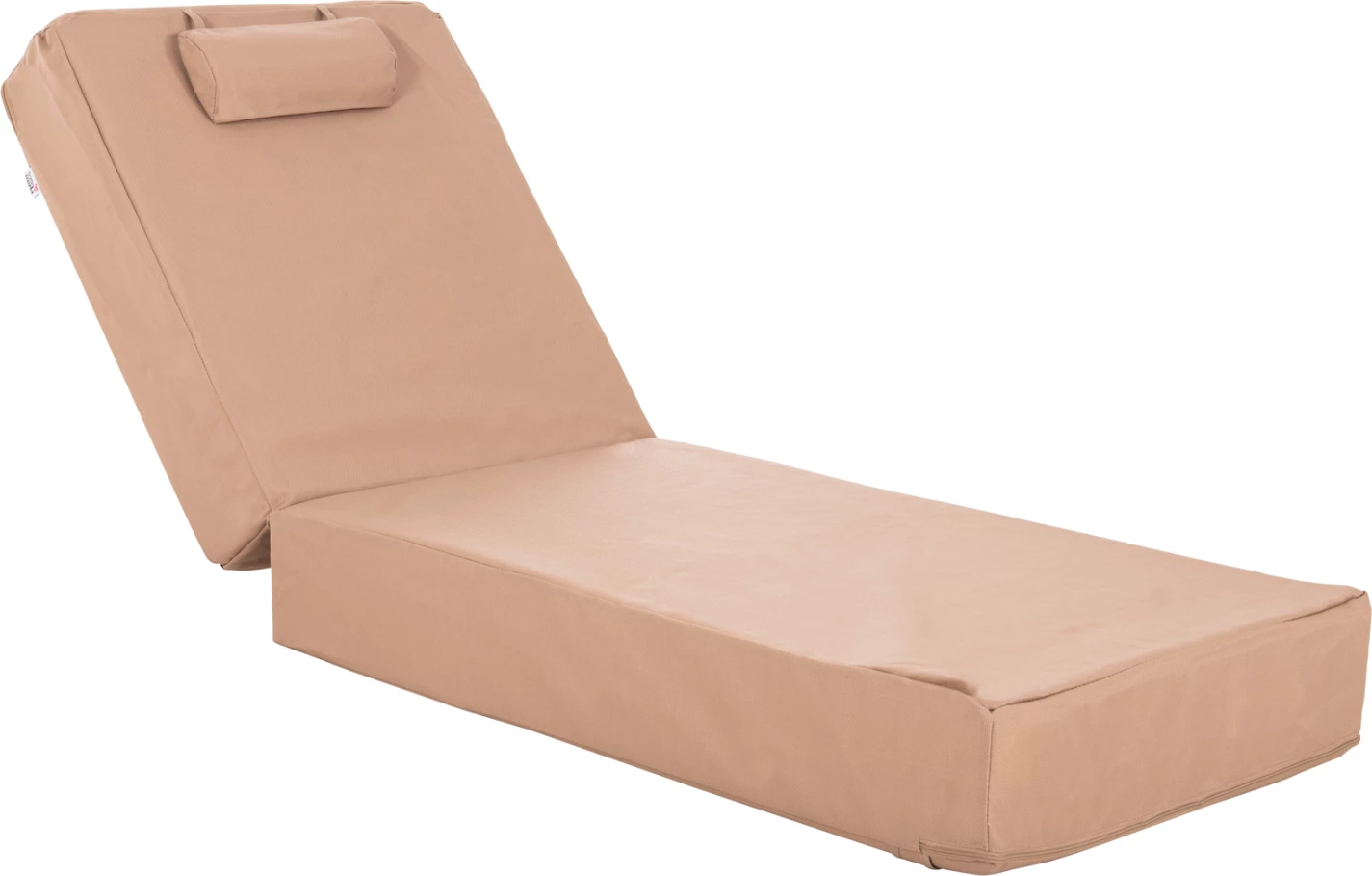 Jastëk për shezlong, tekstilene, ngjyrë moka, SIFNOS, FH1, 200(120+80)x70x20Hcm