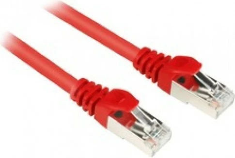Kabllo rrjeti Sharkoon Cat6 RJ45 1.5m e kuqe