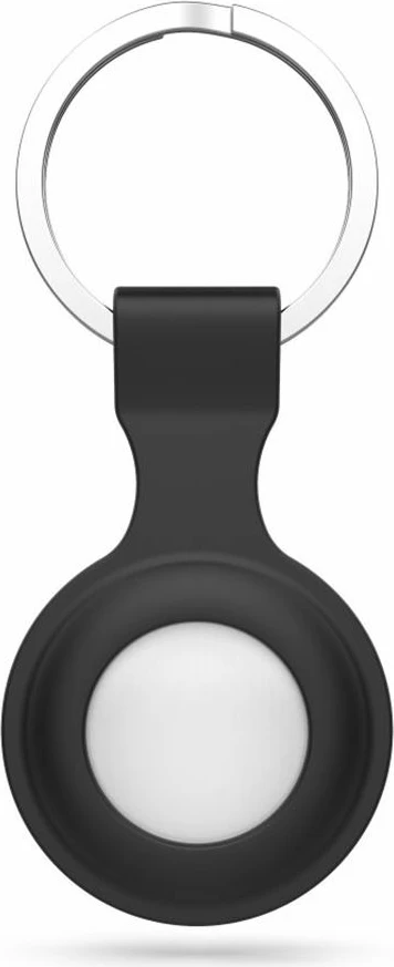 Mbështjellës Tech-Protect Icon për Apple AirTag, silikon, i zi