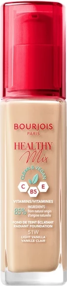 Fondatinë Bourjois Healthy Mix Clean Vegan Illuminating 51 Light Vanilla 30ml