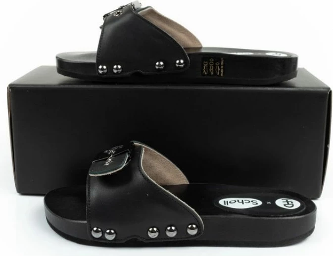 Klompa femra Scholl, të zeza