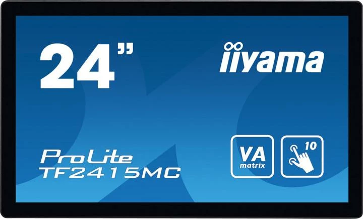 Monitor me prekje, iiyama ProLite TF2415MC-B2 24" PCAP VA, IP65 front, Black