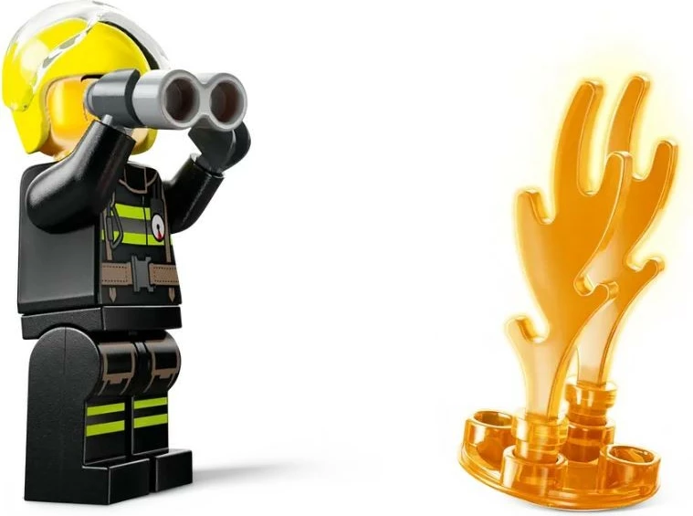 Set LEGO City Helikopter shpëtimi nga zjarri 60411, 85 pjesë, për fëmijë, plastikë